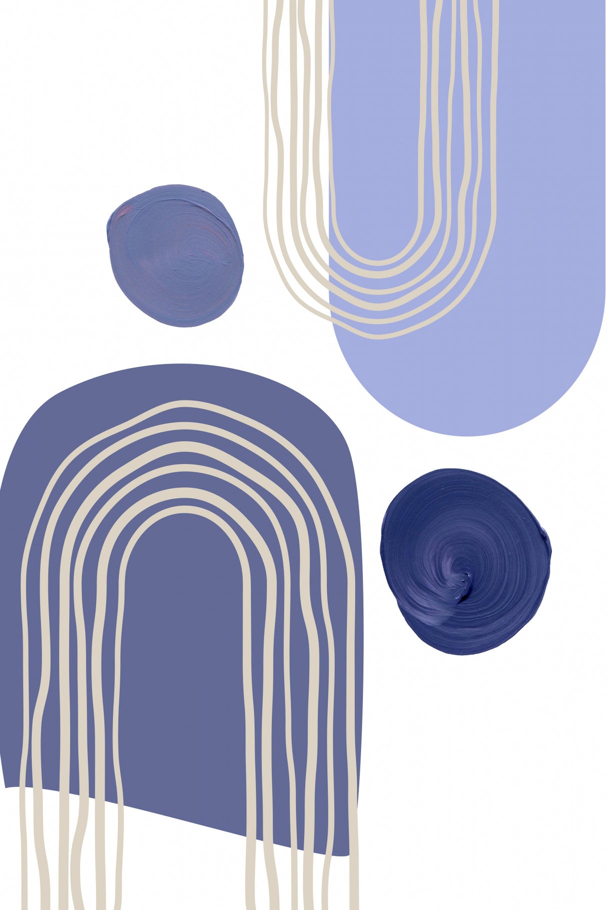 Boho Purple-1 Poster och Canvastavla
