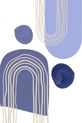 Boho Purple-1 Poster och Canvastavla