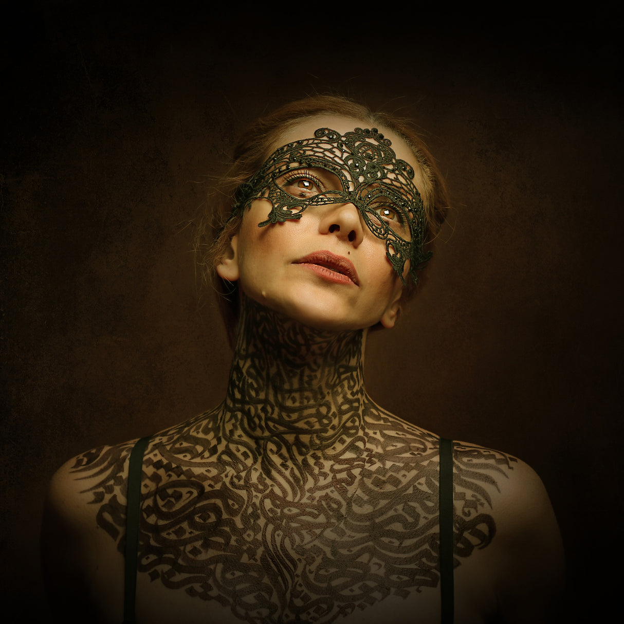 The girl of typography Poster och Canvastavla