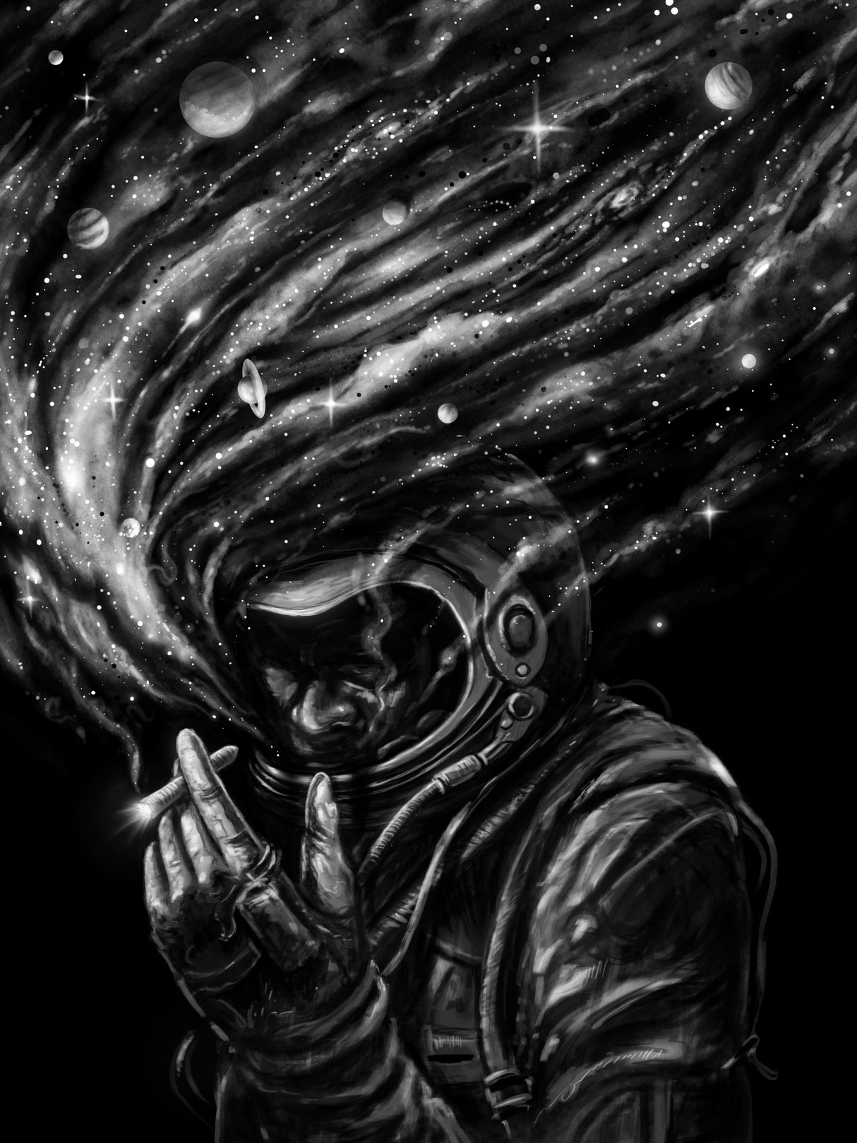Space Joint Poster och Canvastavla
