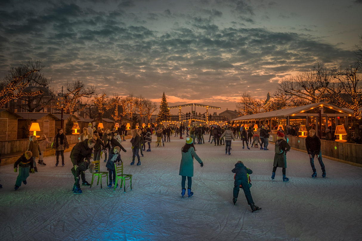 Amsterdam Winter Wonder Land Poster och Canvastavla
