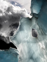 Ice details in Franz Josef Glacier Poster och Canvastavla