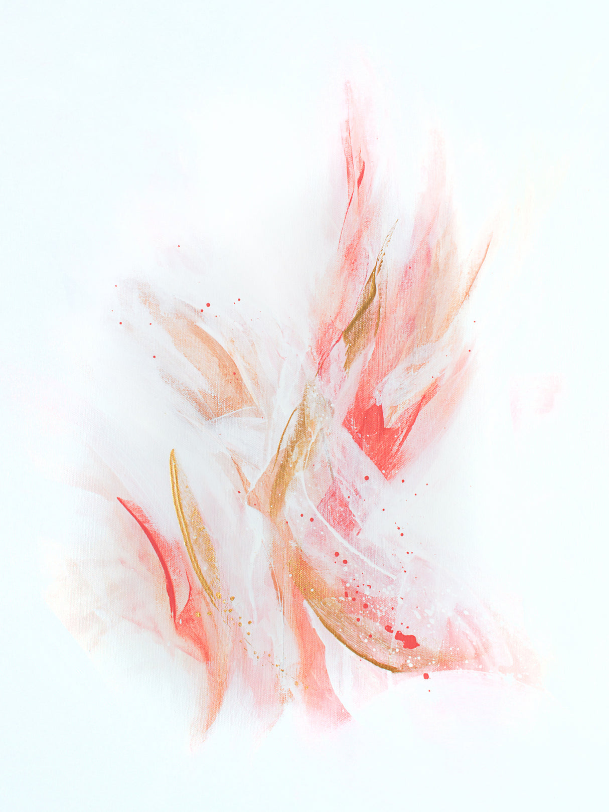 Rose Gold Ribbons Poster och Canvastavla