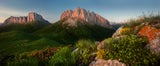 In summer in the mountains Poster och Canvastavla