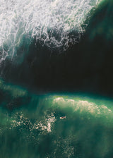 Surfer Girl Poster och Canvastavla