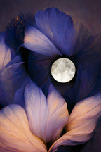 The Moon Flowers Poster och Canvastavla