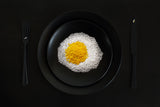 The fried egg for a needlewoman Poster och Canvastavla