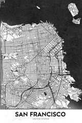 San Francisco Poster och Canvastavla