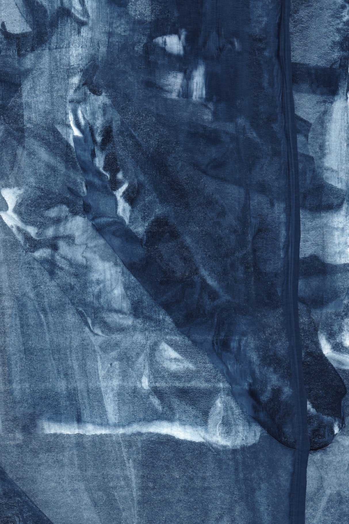 Blue Texture No 5 Poster och Canvastavla