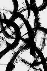 Abstract Brush Strokes 98X Poster och Canvastavla