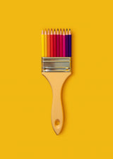 Creative Brush Poster och Canvastavla