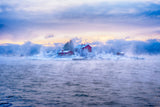 Suomenlinna Island and the fog Poster och Canvastavla