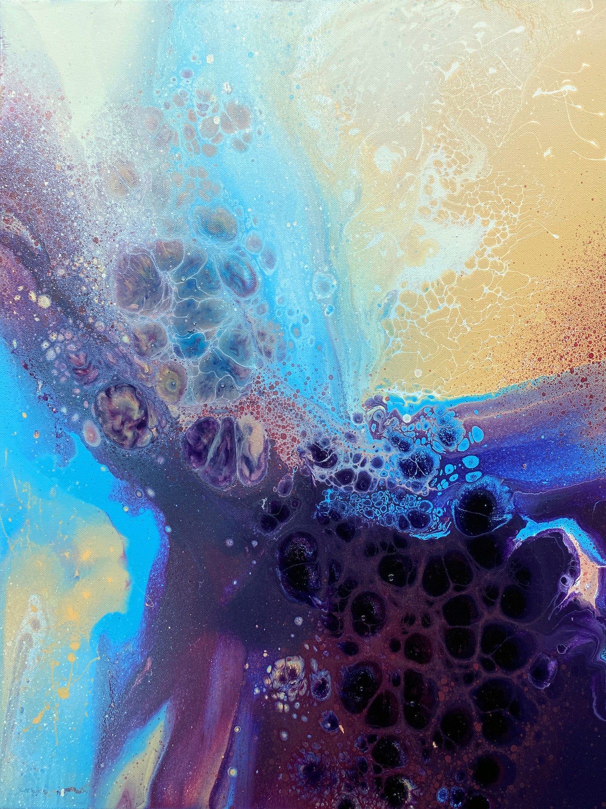 Burst of Color Poster och Canvastavla