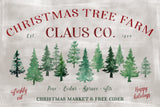 Vintage Christmas tree farm (2) Poster och Canvastavla