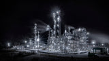 A chemical plant Poster och Canvastavla
