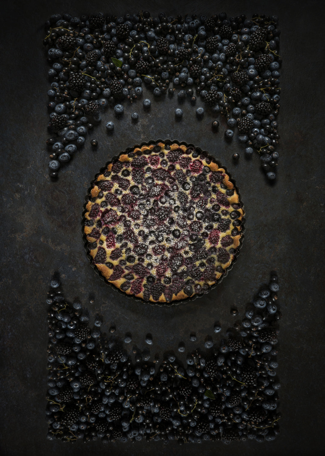 Berries tart Poster och Canvastavla