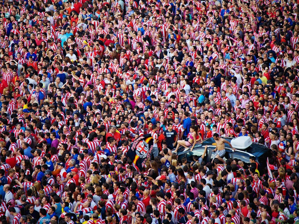 Atletico Madrid Fans Poster och Canvastavla