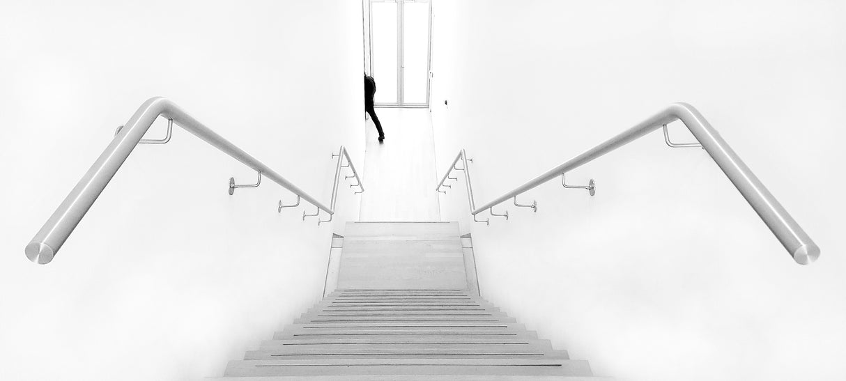 Black in white surroundings.....! Poster och Canvastavla