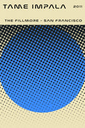 Tame Impala Live In San Francisco Poster och Canvastavla