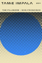 Tame Impala Live In San Francisco Poster och Canvastavla