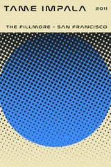 Tame Impala Live In San Francisco Poster och Canvastavla