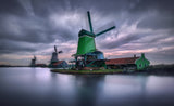 The Green Windmill Poster och Canvastavla
