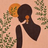 African Black Woman 01 Poster och Canvastavla