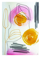 Abstract In Colour Poster och Canvastavla