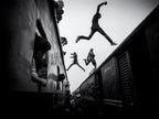 Train jumpers Poster och Canvastavla