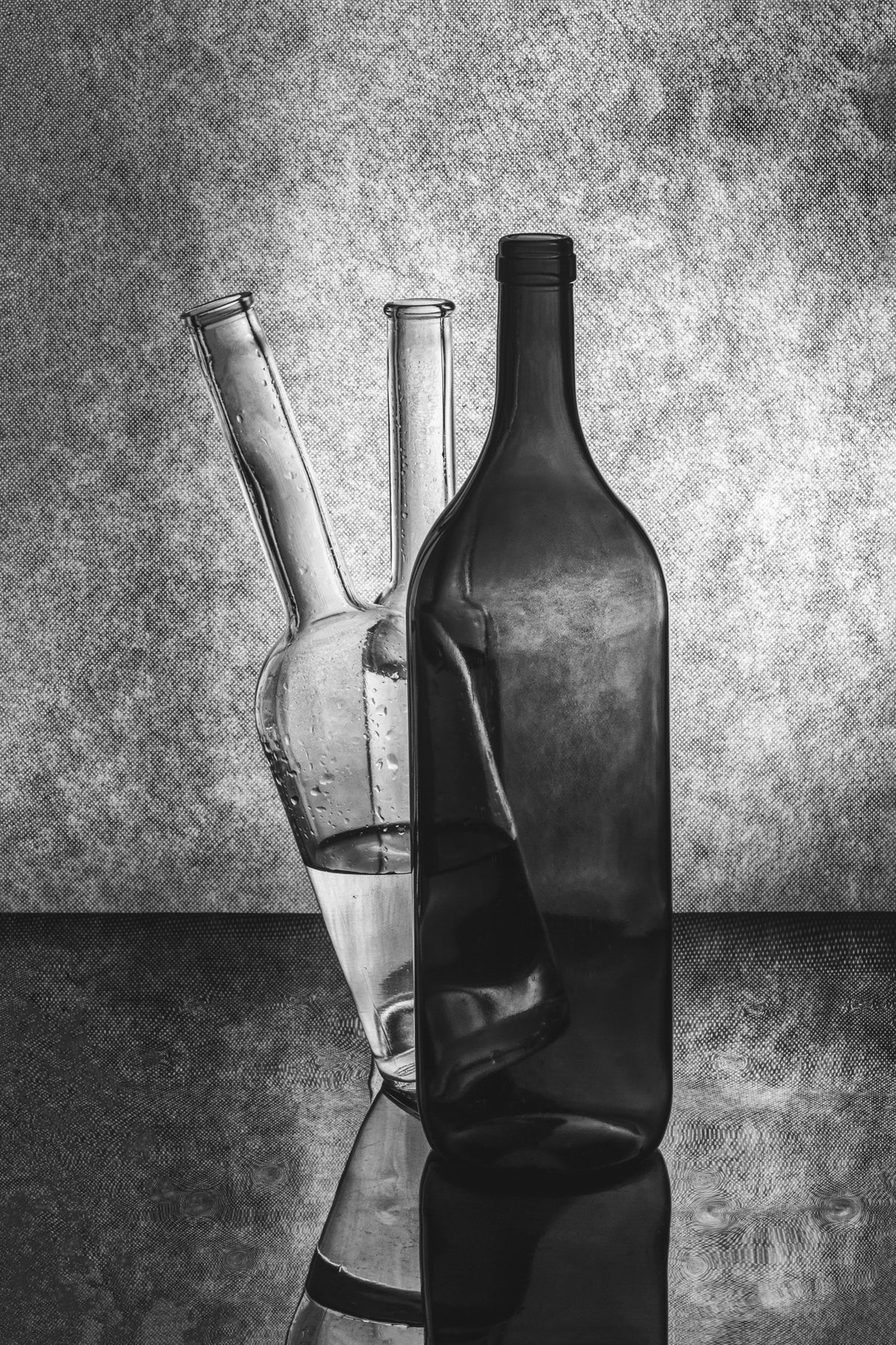 The hidden bottle Poster och Canvastavla