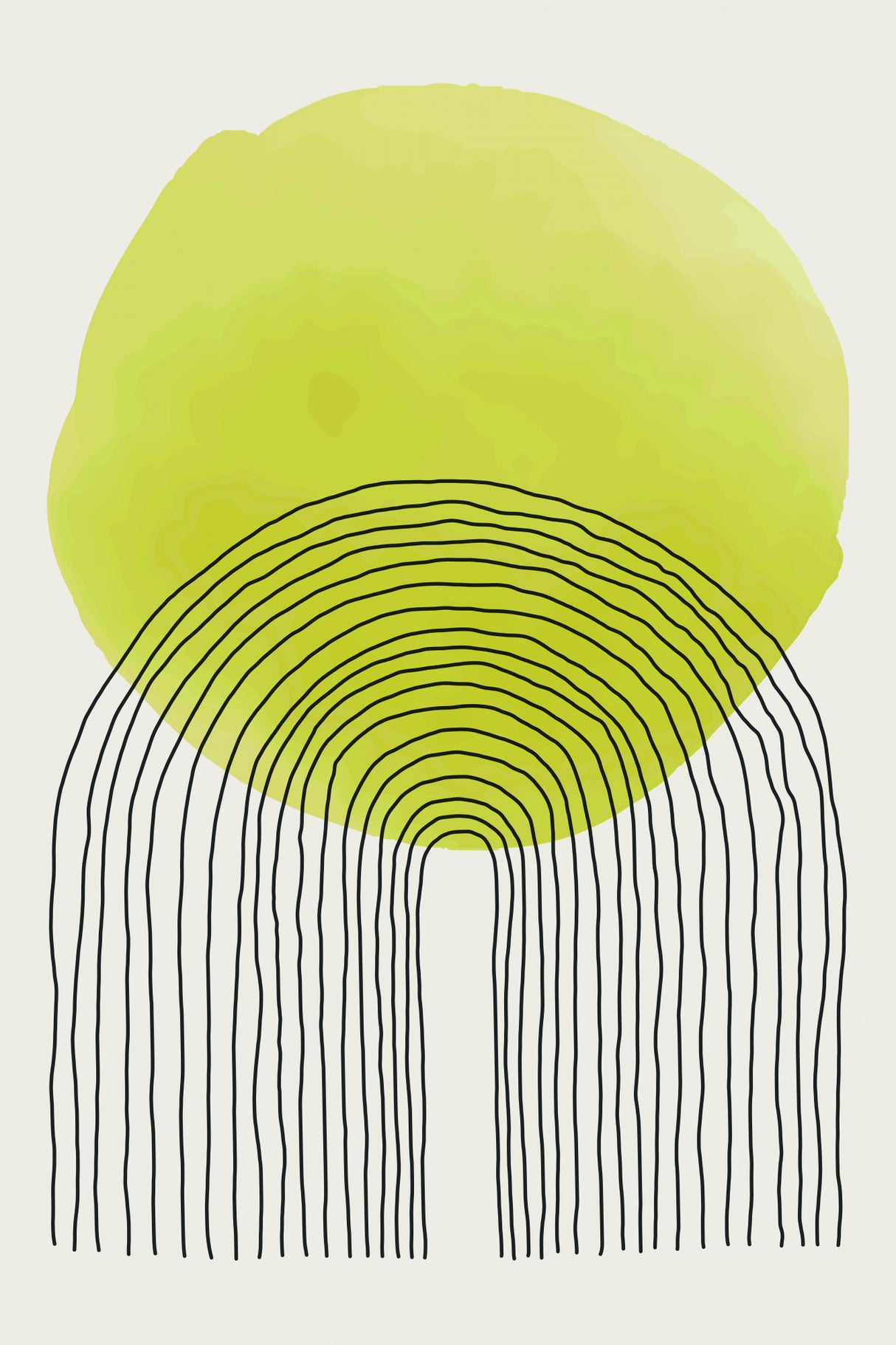 Sunny Minimal Design #4 Poster och Canvastavla