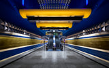 Munich Underground Poster och Canvastavla