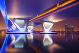 Al Garhoud Bridge, Night Poster och Canvastavla