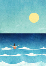 Sea Swim ii Poster och Canvastavla