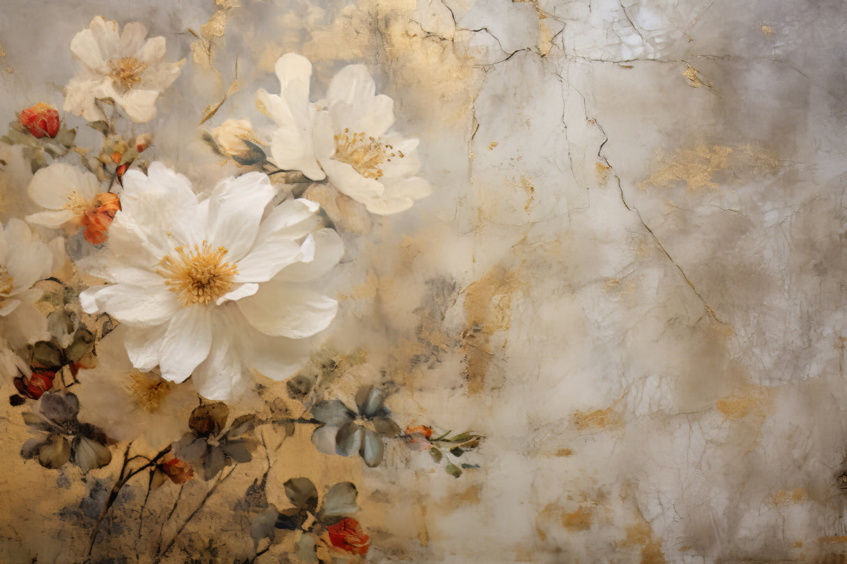 Fa Vintage Floral 73 Poster och Canvastavla
