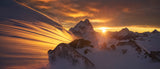 Glacier Light Poster och Canvastavla