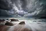 Flight over Troubled Waters Poster och Canvastavla
