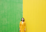Green&amp; yellow Poster och Canvastavla