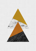 Geometric Triangles Poster och Canvastavla
