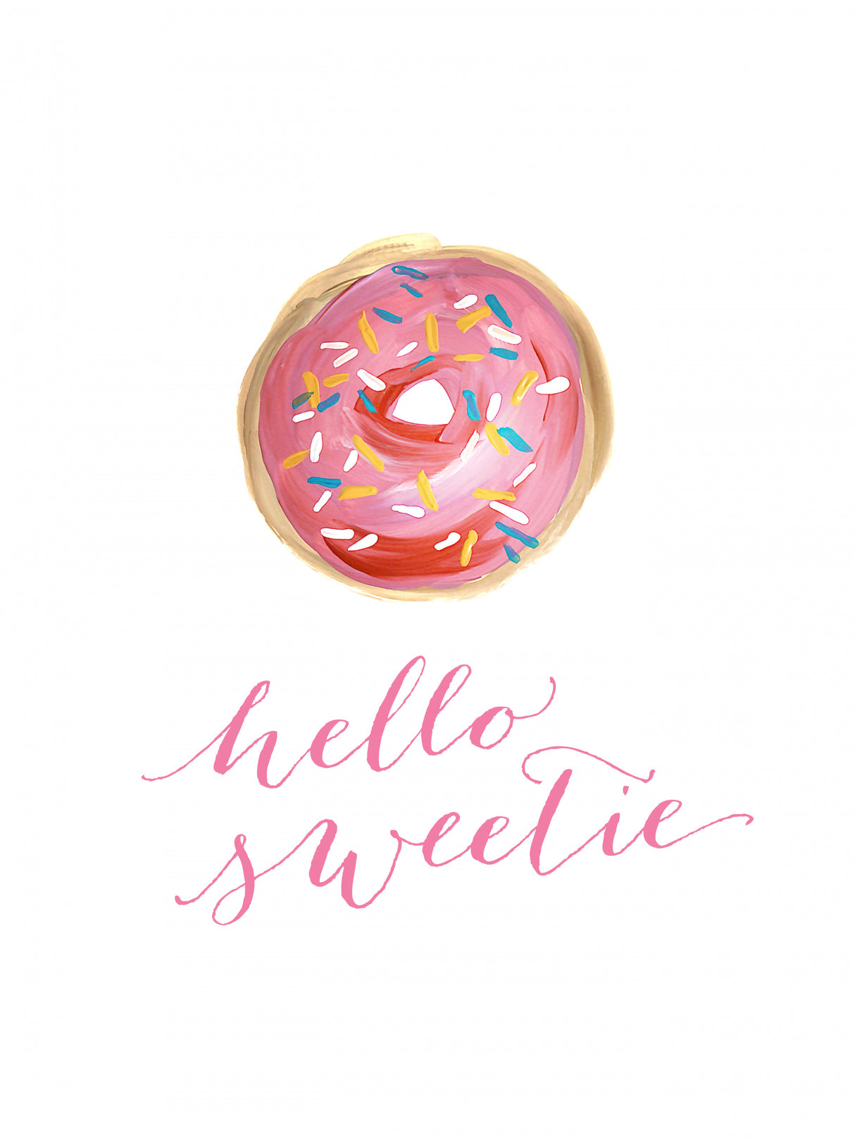 Hello sweetie Poster och Canvastavla