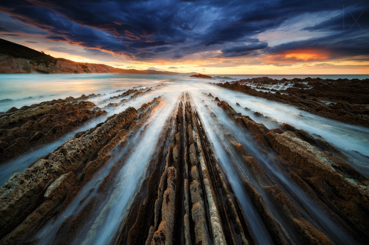Zumaia Flysch Poster och Canvastavla