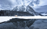 Winter scenery in Lake Louise Poster och Canvastavla