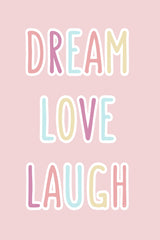 Dream Love Poster och Canvastavla