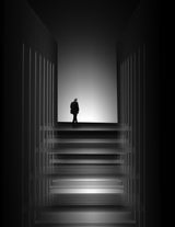 Man in black Poster och Canvastavla