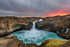 Aldeyjarfoss Poster och Canvastavla