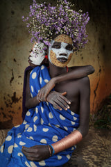 Ethiopian Suri tribes Poster och Canvastavla