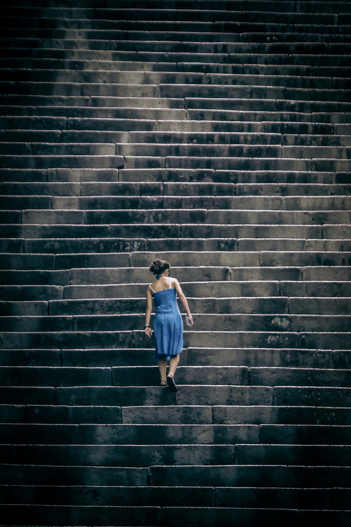 One step at a time Poster och Canvastavla