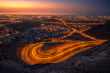 Sunset from Muscat Poster och Canvastavla