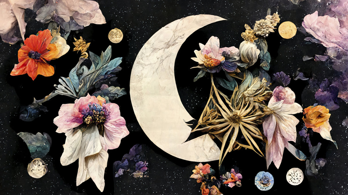 Moon In Dreamland Poster och Canvastavla