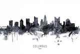 Columbus Ohio Skyline Poster och Canvastavla